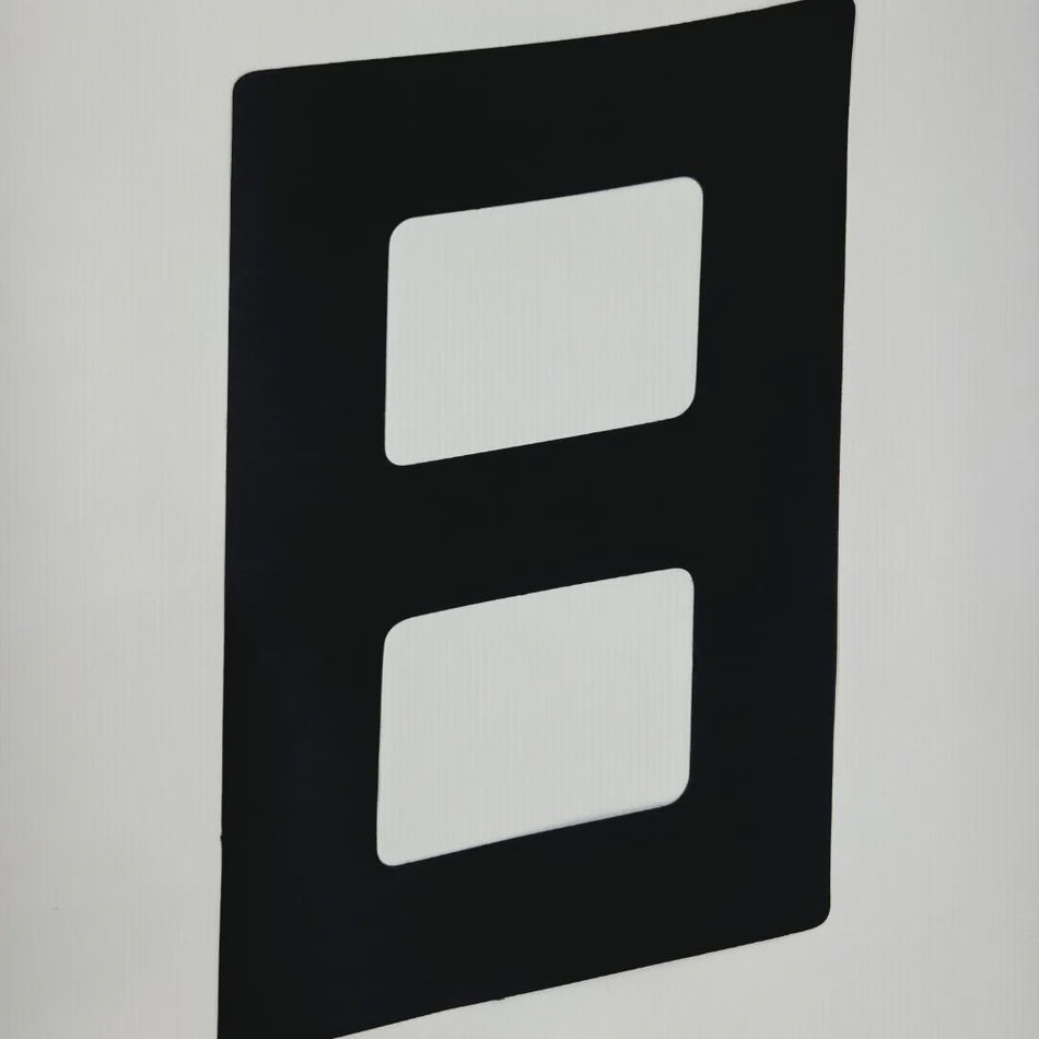 LASER/ILCA SET OF 4 RED AND 8 BLACK DIGITAL SAIL NUMBERS (IS15S)
