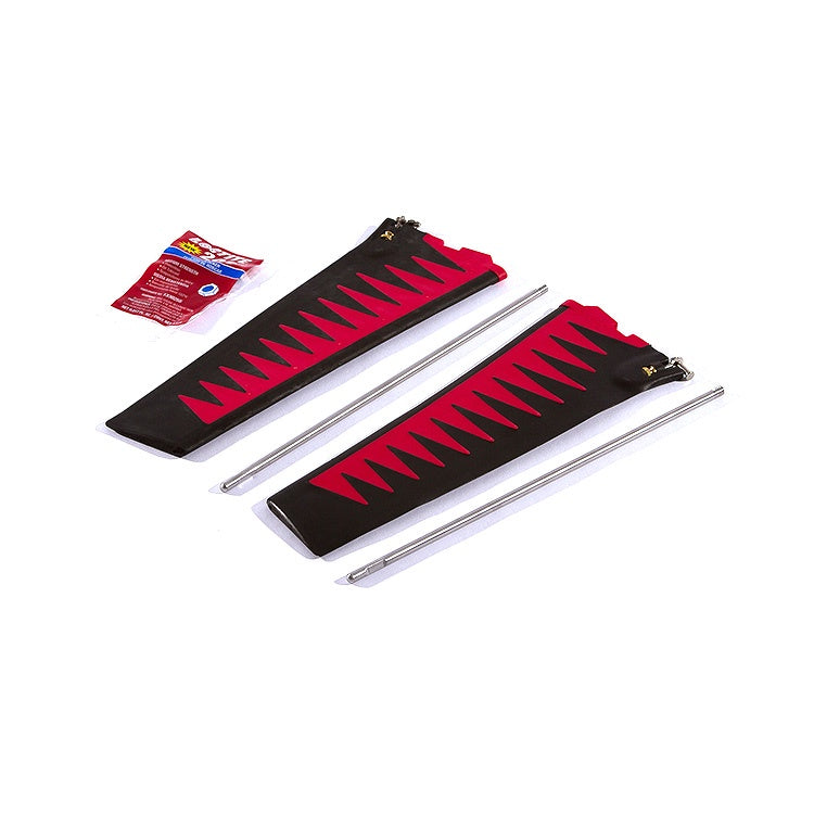 HOBIE ST-TURBO FIN KIT V2/GT - RED/BLK (72066021)